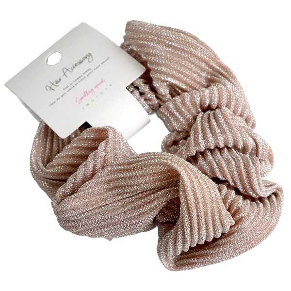 シュシュ シャイニーメタリック ［色指定不可］ (100円ショップ 100円均一 100均一 100均)