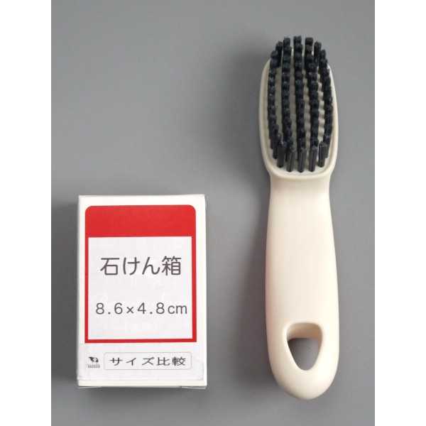 持ち手付シューズスティックブラシ ［色指定不可］ (100円ショップ 100円均一 100均一 100均)