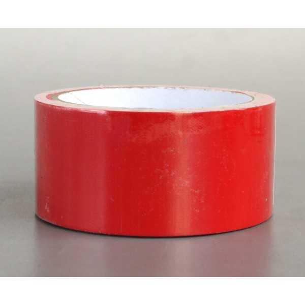 布カラー粘着テープ 赤 幅4.5cm×長さ10m (100円ショップ 100円均一 100均一 100均)