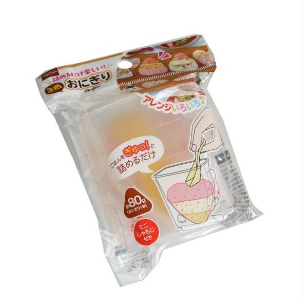 詰めるだけ簡単3色おにぎりメーカー (100円ショップ 100円均一 100均一 100均)