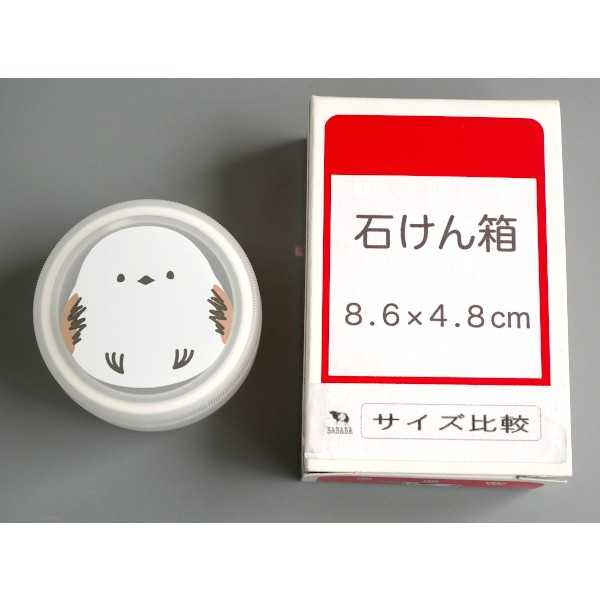 パッキン付きクリームケース シマエナガ柄 30g (100円ショップ 100円均一 100均一 100均)