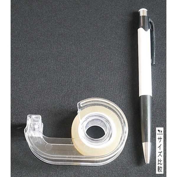 セロハンテープ 小巻 1.5cm×長さ10m カッター付 (100円ショップ 100円均一 100均一 100均)