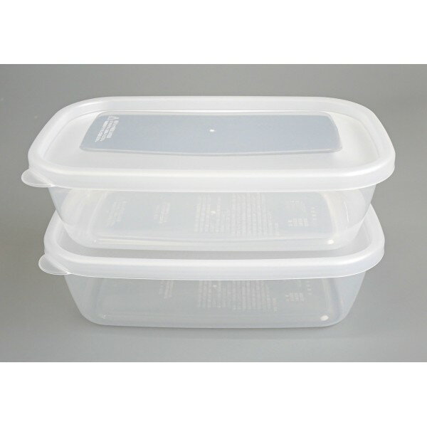 ホームパックA クリア 容量800ml 2個入 (100円ショップ 100円均一 100均一 100均)