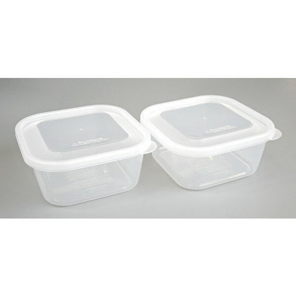 ホームパックE クリア 容量750ml 2個入 (100円ショップ 100円均一 100均一 100均)