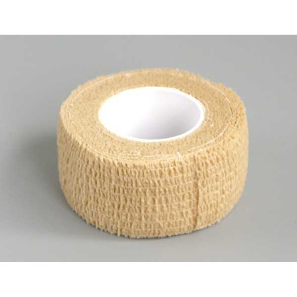 ぴったり包帯 エイドヘルパー ベージュ 2.5cm×長さ4.5m (100円ショップ 100円均一 100均一 100均)