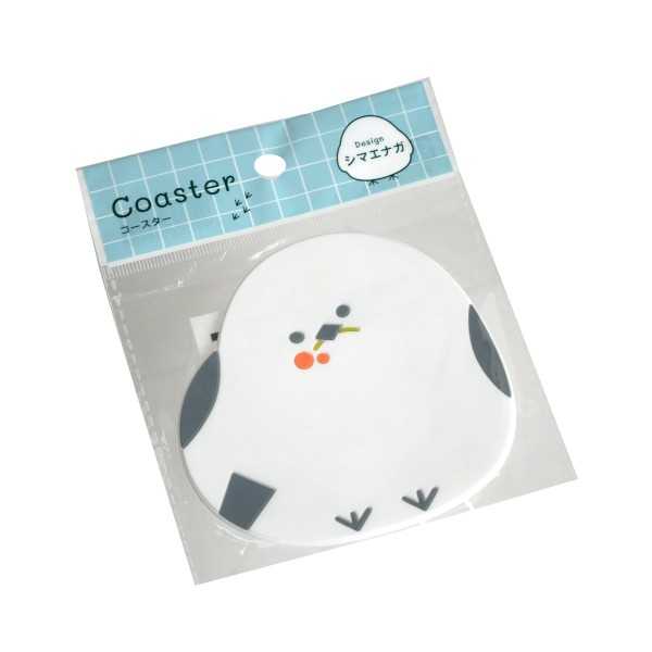 コースター シマエナガ ［柄指定不可］ (100円ショップ 100円均一 100均一 100均)