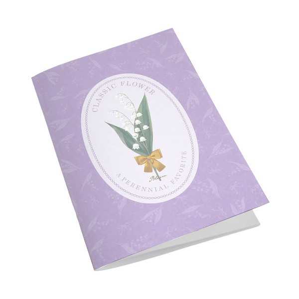 A5中綴じノート A罫 クラシックフラワー 48ページ ［色柄指定不可］ (100円ショップ 100円均一 100均一 100均)