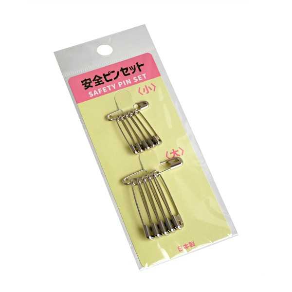 安全ピンセット 小6本/大6本入 (100円ショップ 100円均一 100均一 100均)