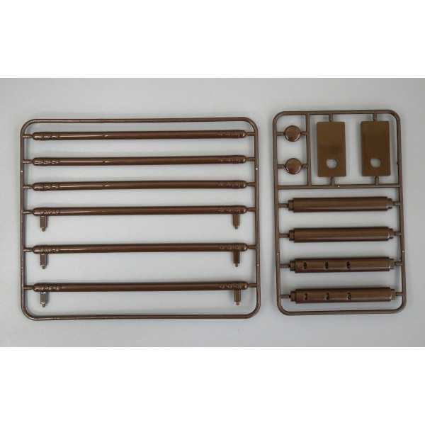 町なかのガードパイプ 日本の街並み 7.7×15.9×4cm (100円ショップ 100円均一 100均一 100均)