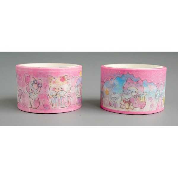 �ޥ����󥰥ơ��� �դ�դ�ǭ�� 2.5cm��Ĺ��3m �ο��������Բġ� (100�ߥ���å� 100�߶Ѱ� 100�Ѱ� 100��)