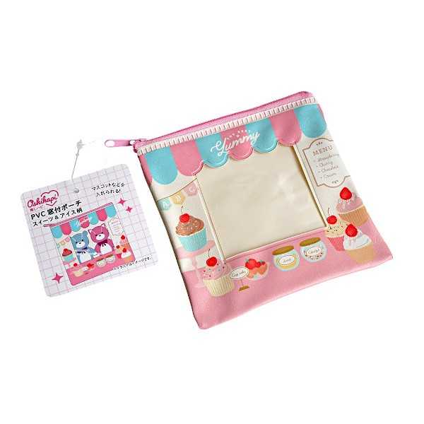 PVC窓付ポーチ 推しハ�