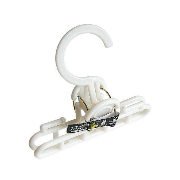 NPニュースラックスハンガー ホワイト (100円ショップ 100円均一 100均一 100均)