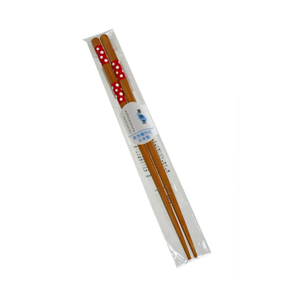 箸 プチドット 21cm (100円ショップ 100円均一 100均一 100均)