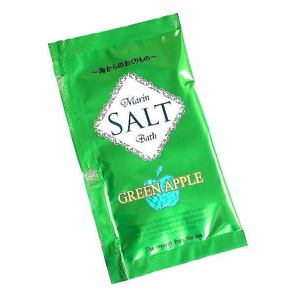 マリンバスソルト グリーンアップルの香り 30g