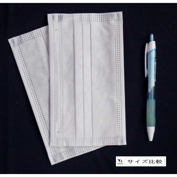 粗品用不織布マスク 2枚入 ※訳あり品の紹介画像2