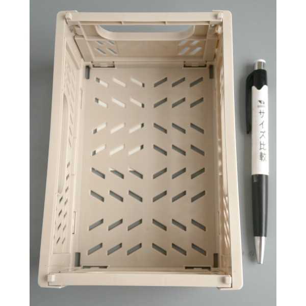 折りたたみコンテナ S60 グレージュ 15....の紹介画像2