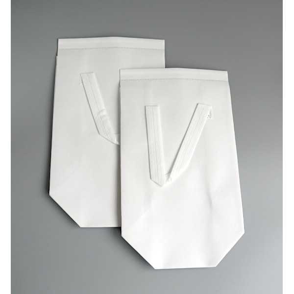 ���ե����ݲ�����Хå� �ۥ磻�� S(21��11��28cm) 2���� (100�ߥ���å� 100�߶Ѱ� 100�Ѱ� 100��)