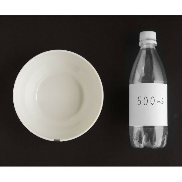 サラダボウル プラスチック製 直径16．1×高さ5．9cm ホワイト フォリオ (100円ショップ 100円均一 100均一 100均)