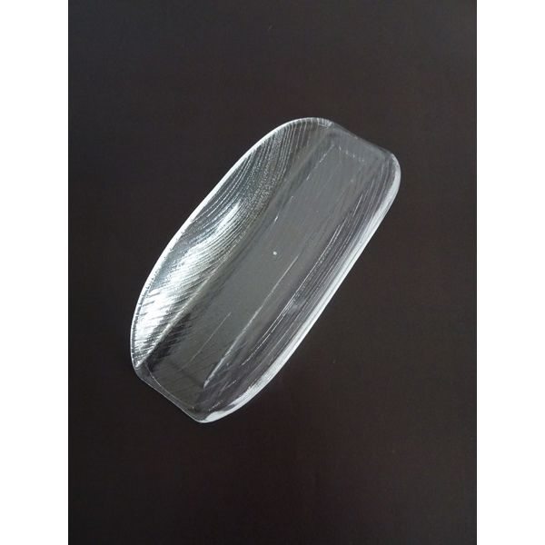 おしぼり受け クリア 全長16．8cm (100円ショップ 100円均一 100均一 100均)