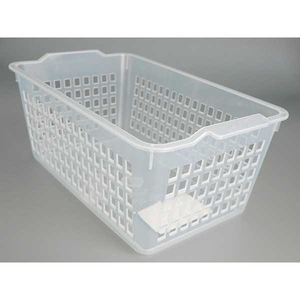 ストックバスケット ワイド クリアー 17×28.1×高さ12cm) (100円ショップ 100円均一...