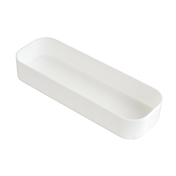 ライフトレー ホワイト S35 21.5×7.5×高さ3.6cm (100円ショップ 100円均一 100均一...