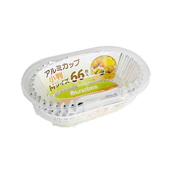 おかずカップ、66枚入りです。食材を手軽に仕切れて盛り付けしやすくなります。お弁当やオードブルのおかずの小分けに便利です。※電子レンジ 非対応●1枚のサイズ(約)・93×45×30mm(底面65×25mm)●材質・アルミニウム箔●用途・アルミケース おかずカップ お弁当 料理 調理 仕切り キッチン●キーワード・あるみ かっぷ けーす おべんとう りょうり しきり きっちん 100円ショップ 100円均一 100均一 100均●品名・アルミカップ小判Mサイズ66枚●品番・96961801●JAN・4546785696183●メーカー名・(株)IMA●管理単位・10個/240個●入数・66枚