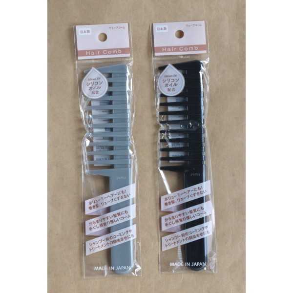 ウェーブコーム シリコンオイル配合 18.5cm ［色指定不可］ (100円ショップ 100円均一 100均一 100均) bababa-10027283 100円雑貨&日用品卸-BABABA サンプル画像2