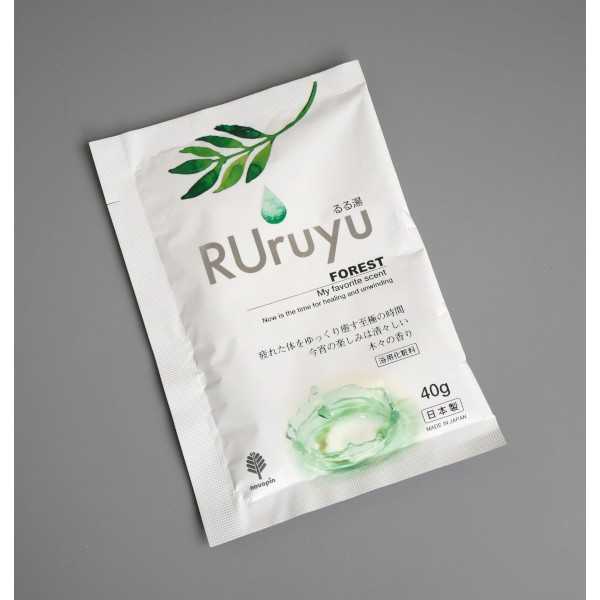100円雑貨&日用品卸-BABABAの入浴剤 るる湯 木々の香り 40g (100円ショップ 100円均一 100均一 100均)｜アングル3