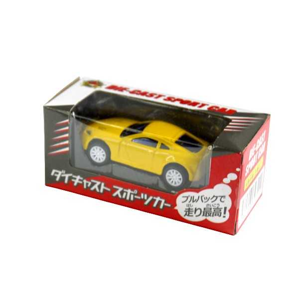 ミニカーです。後ろに引いて離すと走るプルバッグのミニカーです。走らせて遊んだり集めて飾って楽しめます。※種類の指定はできません●サイズ(約)・22×30×70mm●対象年齢・3歳以上●材質・ABS PS TPR 鉄●用途・ミニカー 車 オモチャ コレクション●キーワード・みにかー くるま おもちゃ これくしょん 100円ショップ 100円均一 100均一 100均●品名・ダイキャストスポーツカー●品番・086-HY12-178●JAN・4560205397900●メーカー名・(株)ヒロイチ●管理単位・12個/288個●入数・1個
