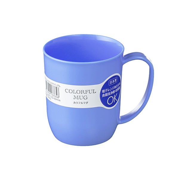 カラフルマグ パープル 容量300ml (100円ショップ 100円均一 100均一 100均)