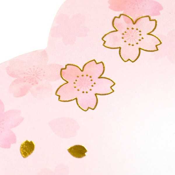 ダイカット色紙 桜型 (100円ショップ 100円均一 100均一 100均) 3