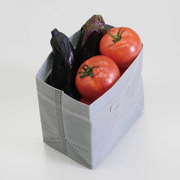 野菜仕切りバッグ M(14×9×高さ15cm) 2枚入 (100円ショップ 100円均一 100均一 100均) bababa-10039988 100円雑貨&日用品卸-BABABA サンプル画像2