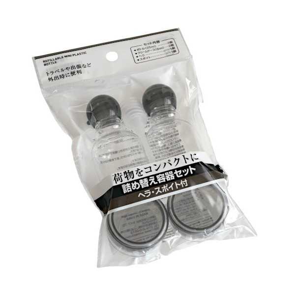 乐天商城 - 詰め替え容器セット ヘラ・スポイト付 ［色指定不可］ (100円ショップ 100円均一 100均一 100均)