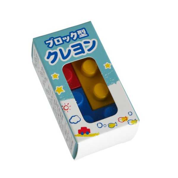 Rakuten - ブロック型クレヨン 赤・青・黄 ［色指定不可］ (100円ショップ 100円均一 100均一 100均)