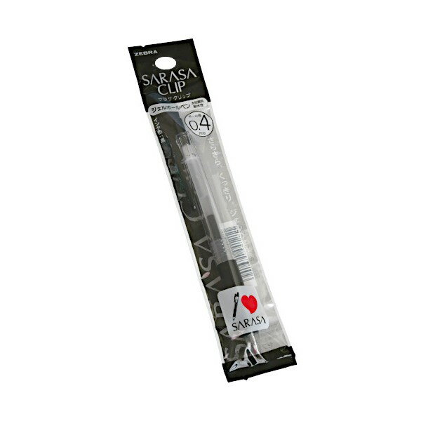 Ballpoint Pen-Shaped Pen - サラサクリップ ジェルボールペン 0.4mm 黒 (100円ショップ 100円均一 100均一 100均)