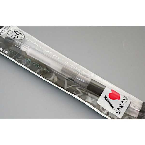 100円雑貨&日用品卸-BABABAのサラサクリップ ジェルボールペン 0.4mm 黒 (100円ショップ 100円均一 100均一 100均)｜アングル3