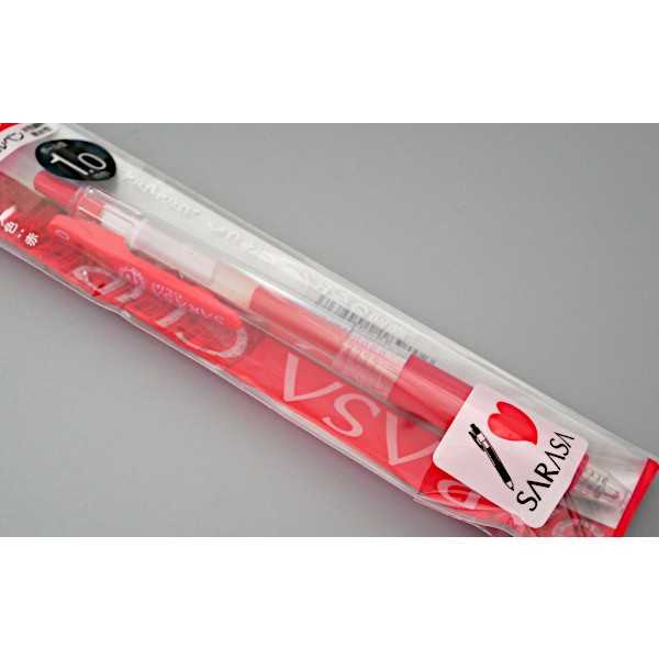 100円雑貨&日用品卸-BABABAのサラサクリップ ジェルボールペン 1.0mm 赤 (100円ショップ 100円均一 100均一 100均)｜アングル3