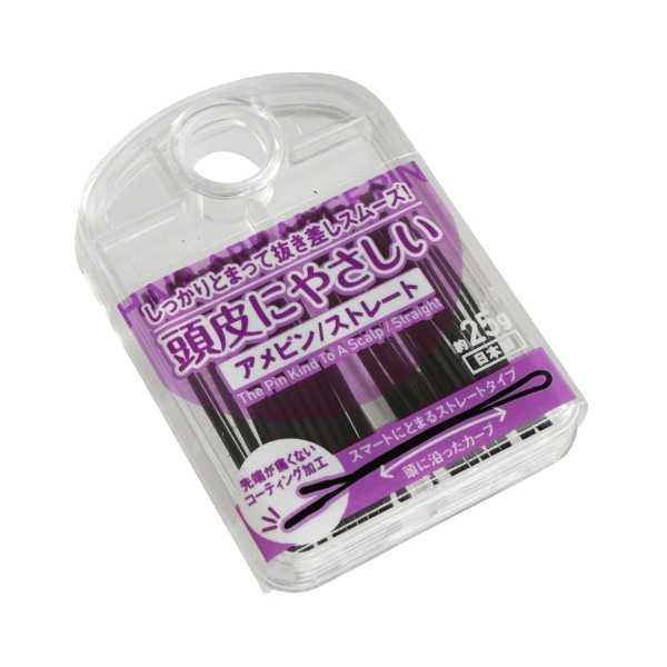 樂天商城 - 頭皮にやさしいアメピン ストレート 25g (100円ショップ 100円均一 100均一 100均)