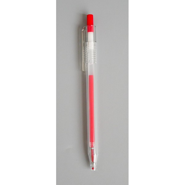 100円雑貨&日用品卸-BABABAのノック式ゲルインクボールペン sulatto 0.3mm 赤 2本入 (100円ショップ 100円均一 100均一 100均)｜アングル3
