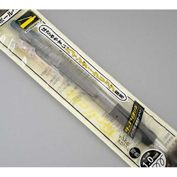 100円雑貨&日用品卸-BABABAのゼブラ タプリクリップ 油性ボールペン 1.0mm 黒 (100円ショップ 100円均一 100均一 100均)｜アングル3