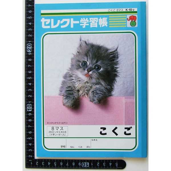 100円雑貨&日用品卸-BABABAの学習帳 K-10-2 こくご 8マス 30枚 (100円ショップ 100円均一 100均一 100均)｜アングル3