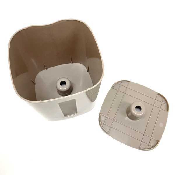 ロールペーパーケース グレージュ 12.5×12.5×高さ13cm bababa-10020518 100円雑貨&日用品卸-BABABA サンプル画像3