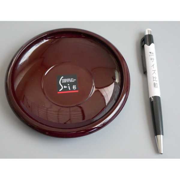 4.0丸茶托 彩 ［色指定不可］ (100円ショップ 100円均一 100均一 100均)
