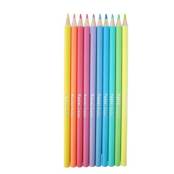 パステル色鉛筆 10色入 (100円ショップ 100円均一 100均一 100均) bababa-10023046 100円雑貨&日用品卸-BABABA サンプル画像2