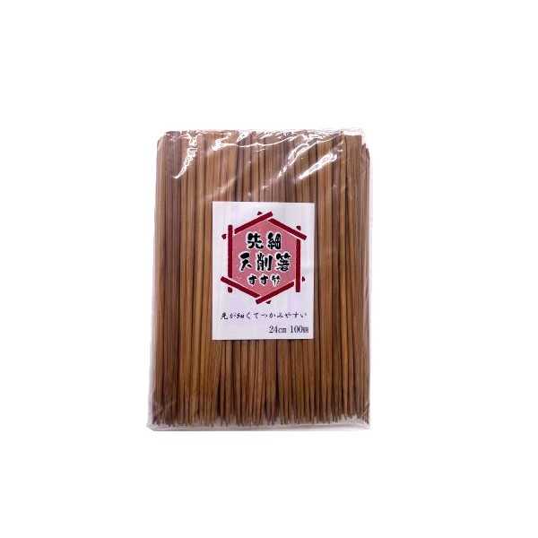 割箸、100膳入りです。孟宗竹でできた割箸です。先が細くつかみやすいです。※天然素材の為、形や色の違い、欠け(傷や窪み)等有り●1膳のサイズ(約)・240mm●材質・天然竹(すす竹)●用途・割箸 箸 食事 アウトドア BBQ キッチン●キーワード・わりばし はし しょくじ あうとどあ きっちん●品名・スス竹天削 24cm 先細 100膳●JAN・4903673616584●メーカー名・(株)まるわ●管理単位・30個●入数・100膳