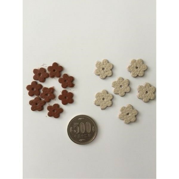 レザーフラワー ［色サイズ指定不可］ (100円ショップ 100円均一 100均一 100均)