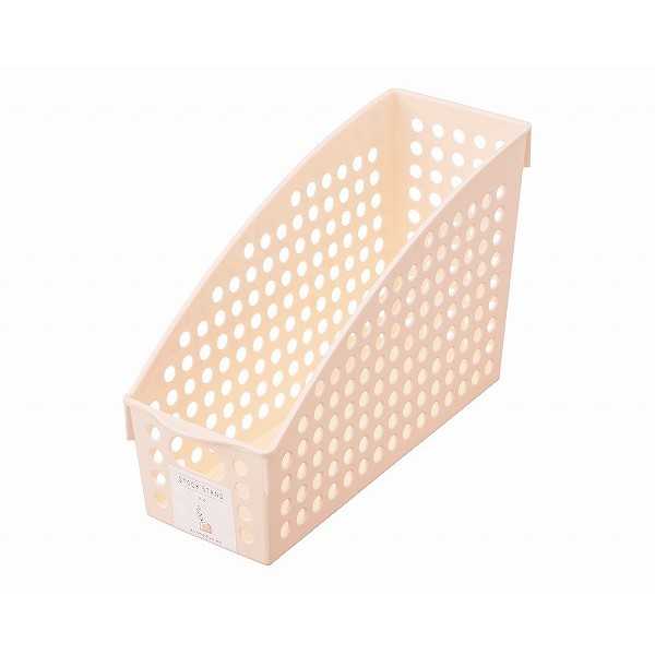 ストックスタンド A4サイズ収納可 ライトピンク 10.4×27.8×高さ17.8cm bababa-10023939 100円雑貨&日用品卸-BABABA パッケージ画像