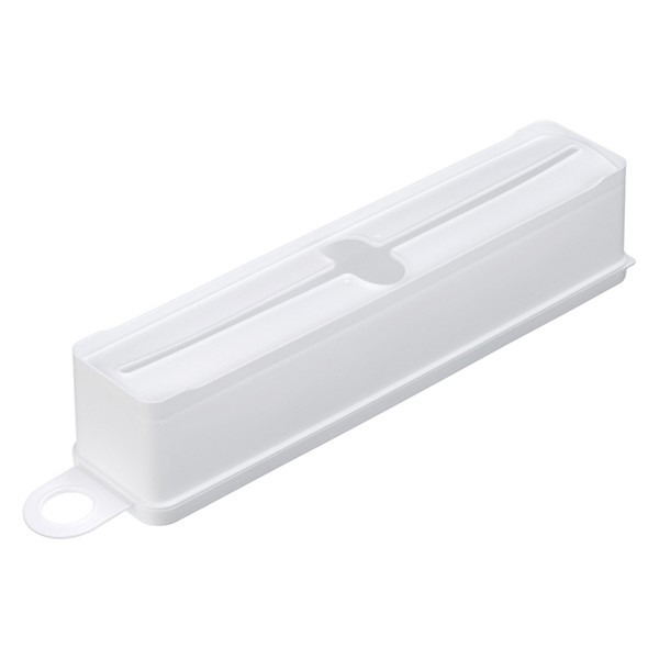 ロールタイプポリ袋ケース25 ホワイト 5.9×29.8×高さ5.6cm bababa-10039409 100円雑貨&日用品卸-BABABA サンプル画像2