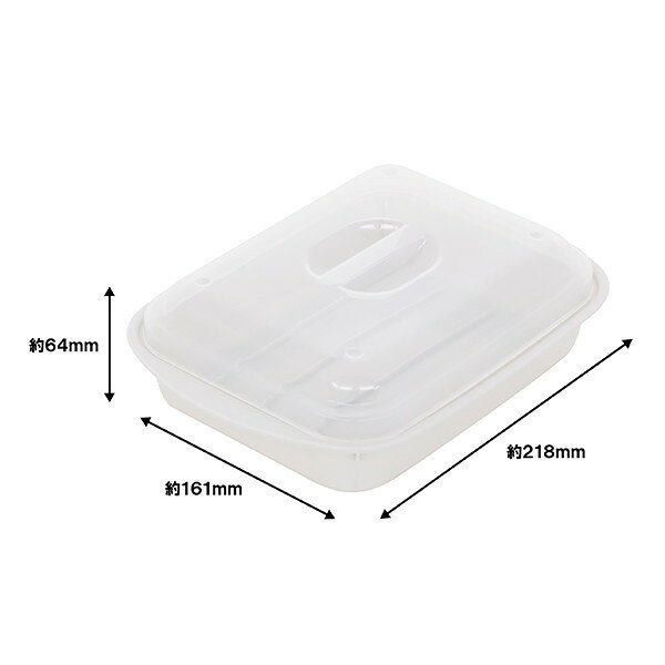 電子レンジ調理器 サラダチキン グレー 21.8×16.1×高さ6.4cm bababa-10035309 100円雑貨&日用品卸-BABABA サンプル画像2