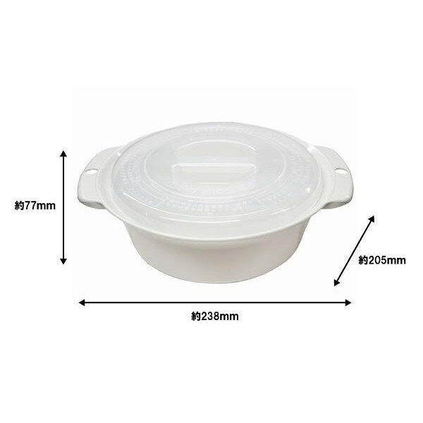 電子レンジ調理器 ラーメン 容量1.5L bababa-10025706 100円雑貨&日用品卸-BABABA サンプル画像2